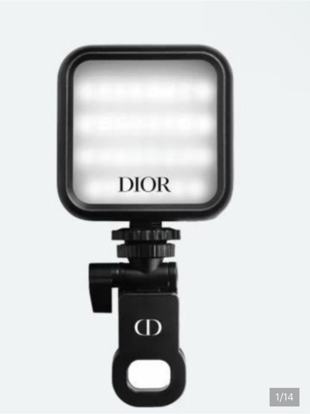 DIOR Black LED On-Camera Light